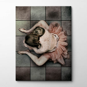Mother and daughter Canvas Print