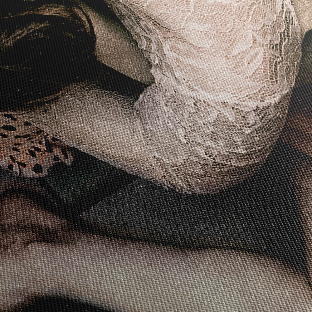 Mother and daughter Canvas Print Close Up