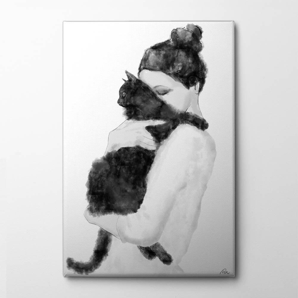 Cat Lover Canvas Print by Pictufy Studio II | Artbanx UK Wall Art