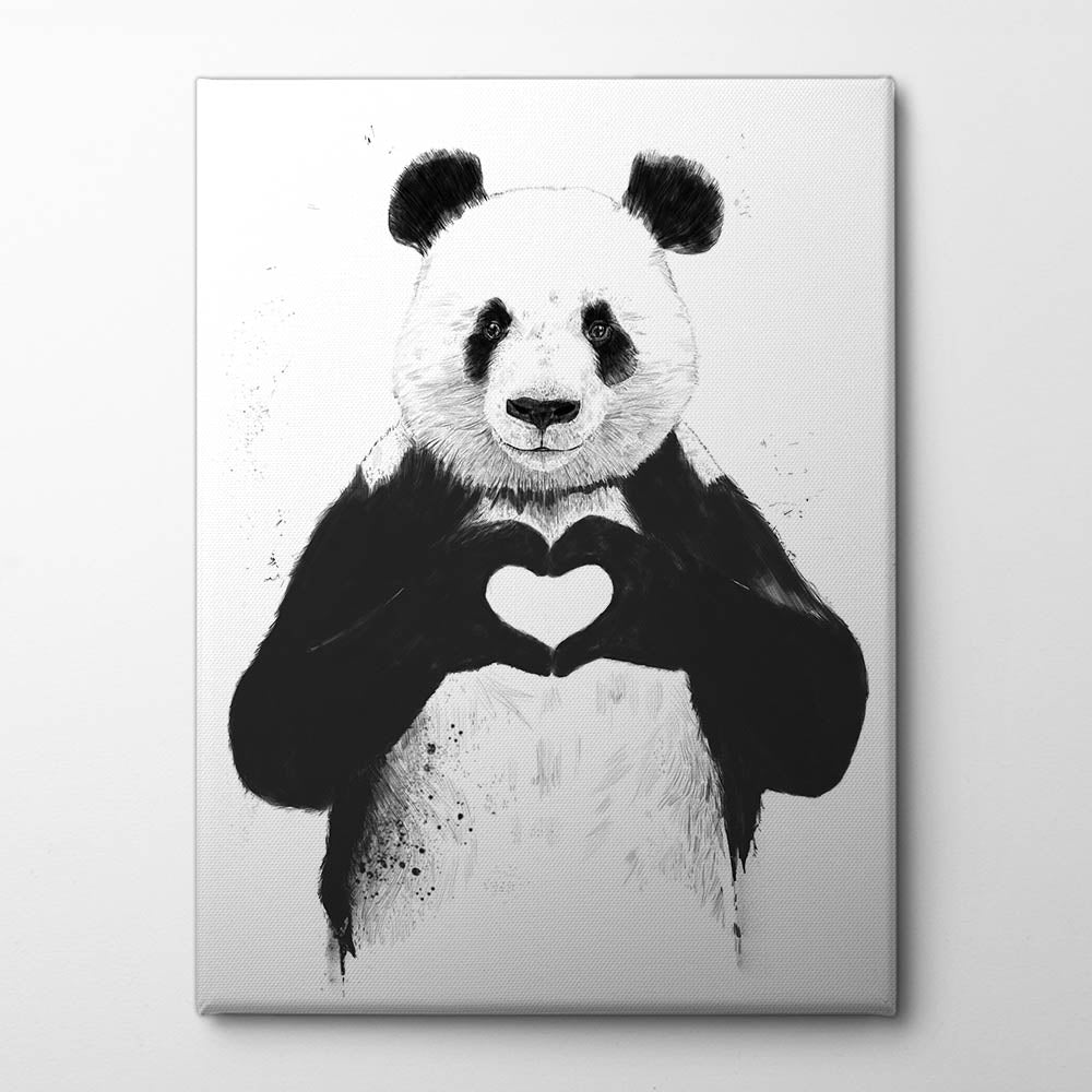 All you need is love Canvas Print by Balazs Solti | Artbanx UK Wall Art