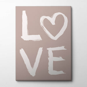 LOVE Toothy Pink Canvas Print by Aminah Eleonora | Artbanx UK Wall Art
