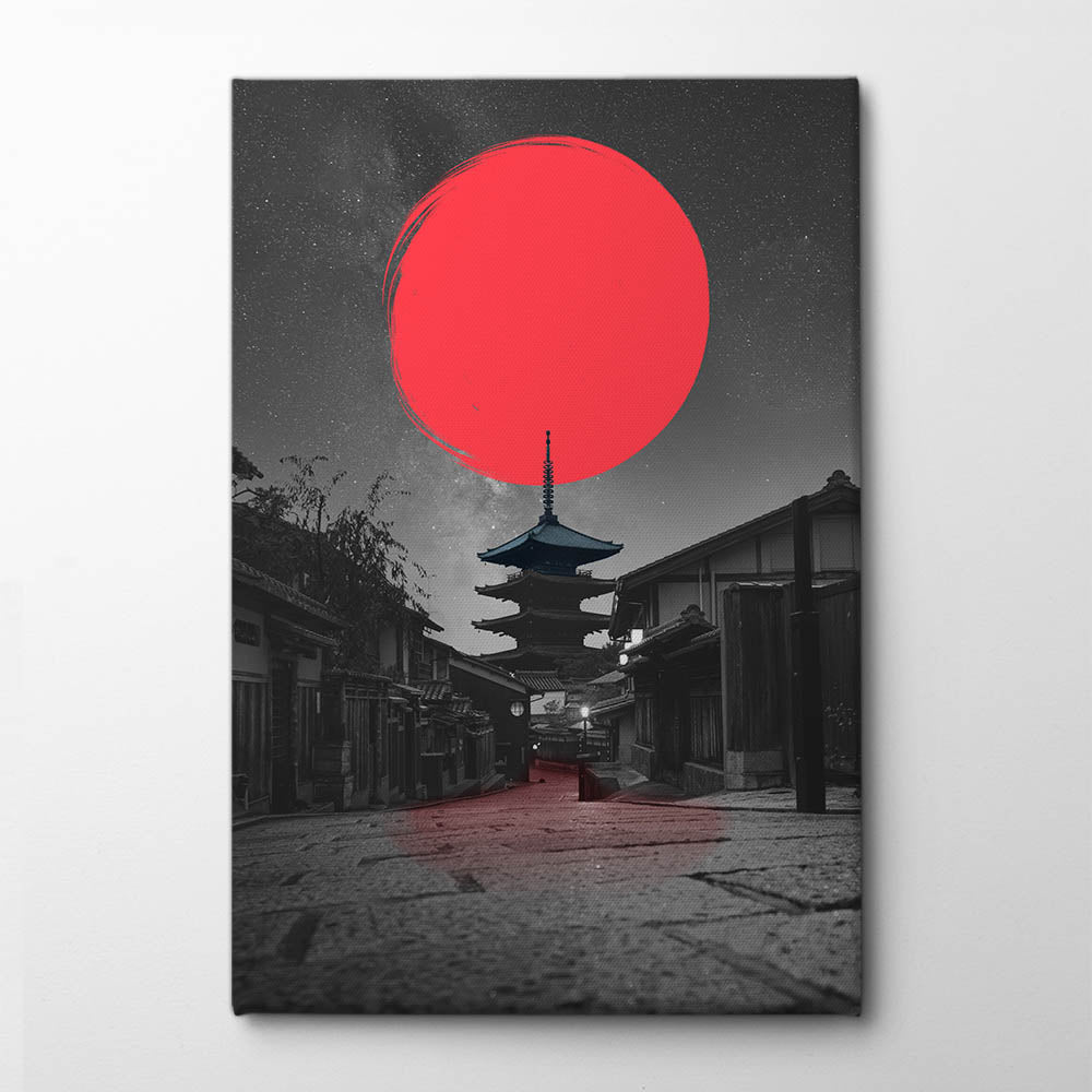 Lonely Temple Canvas Print