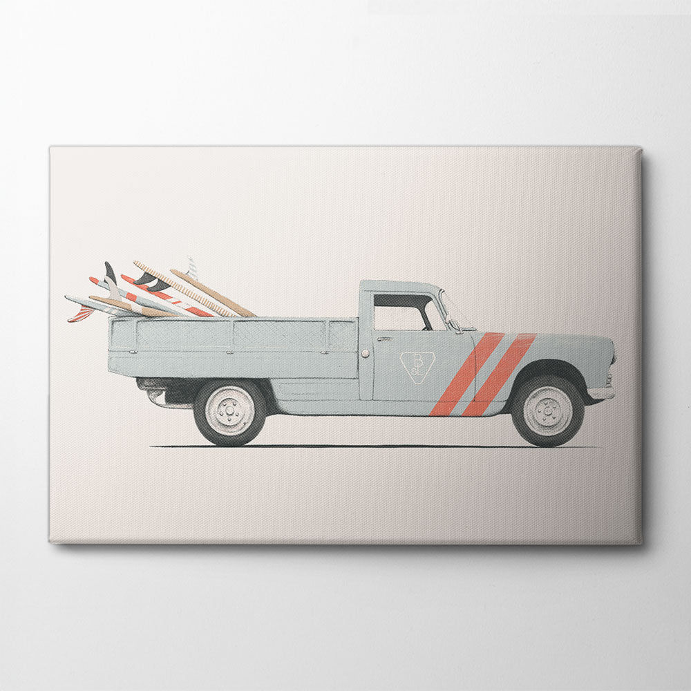 Pickup Canvas Print by Florent Bodart | Artbanx UK Wall Art