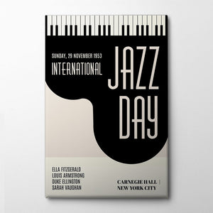 Jazzy Days Canvas Print by Kubistika | Artbanx UK Wall Art