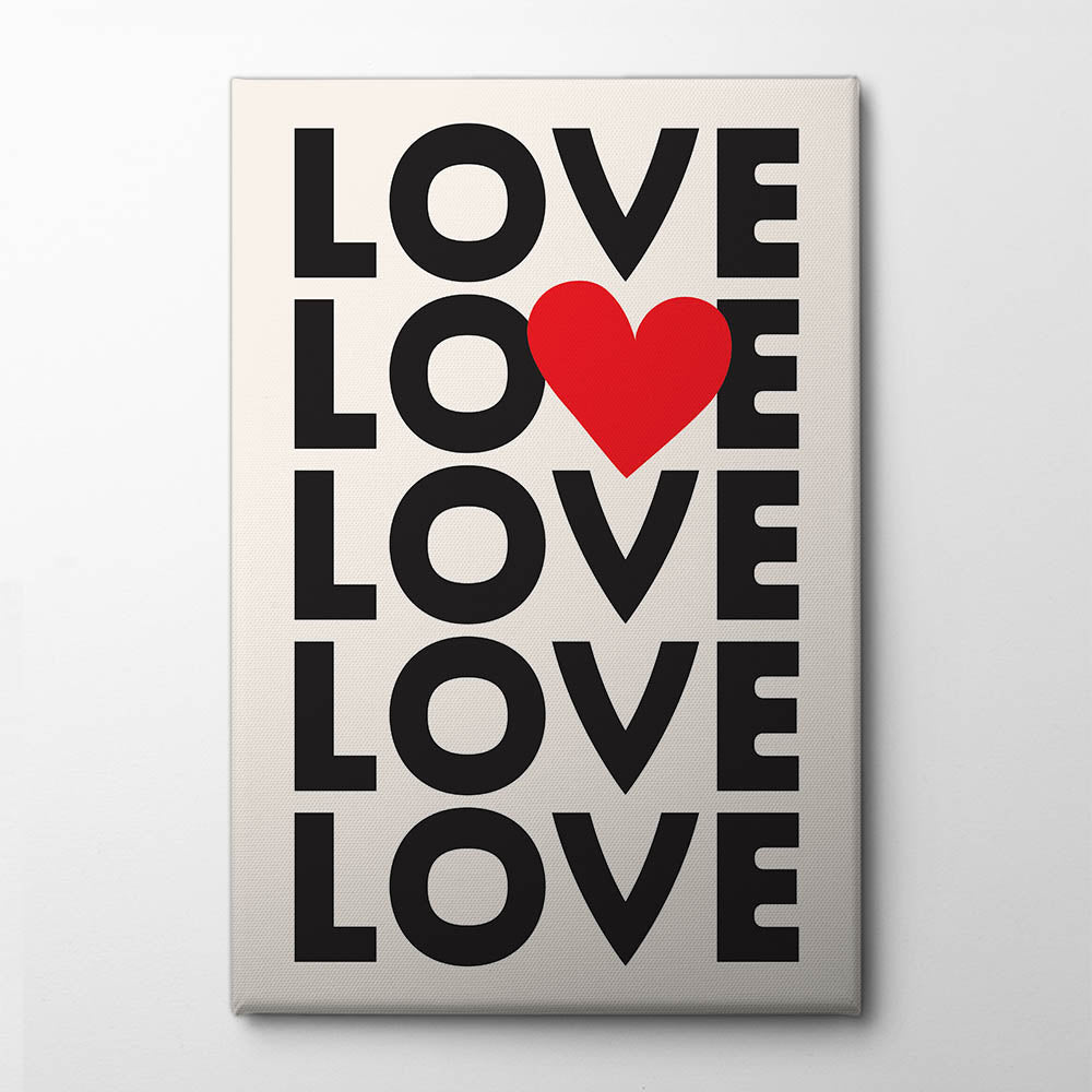 Love Thenativestate Canvas Print by Frankie Kerr-Dineen | Artbanx UK Wall Art