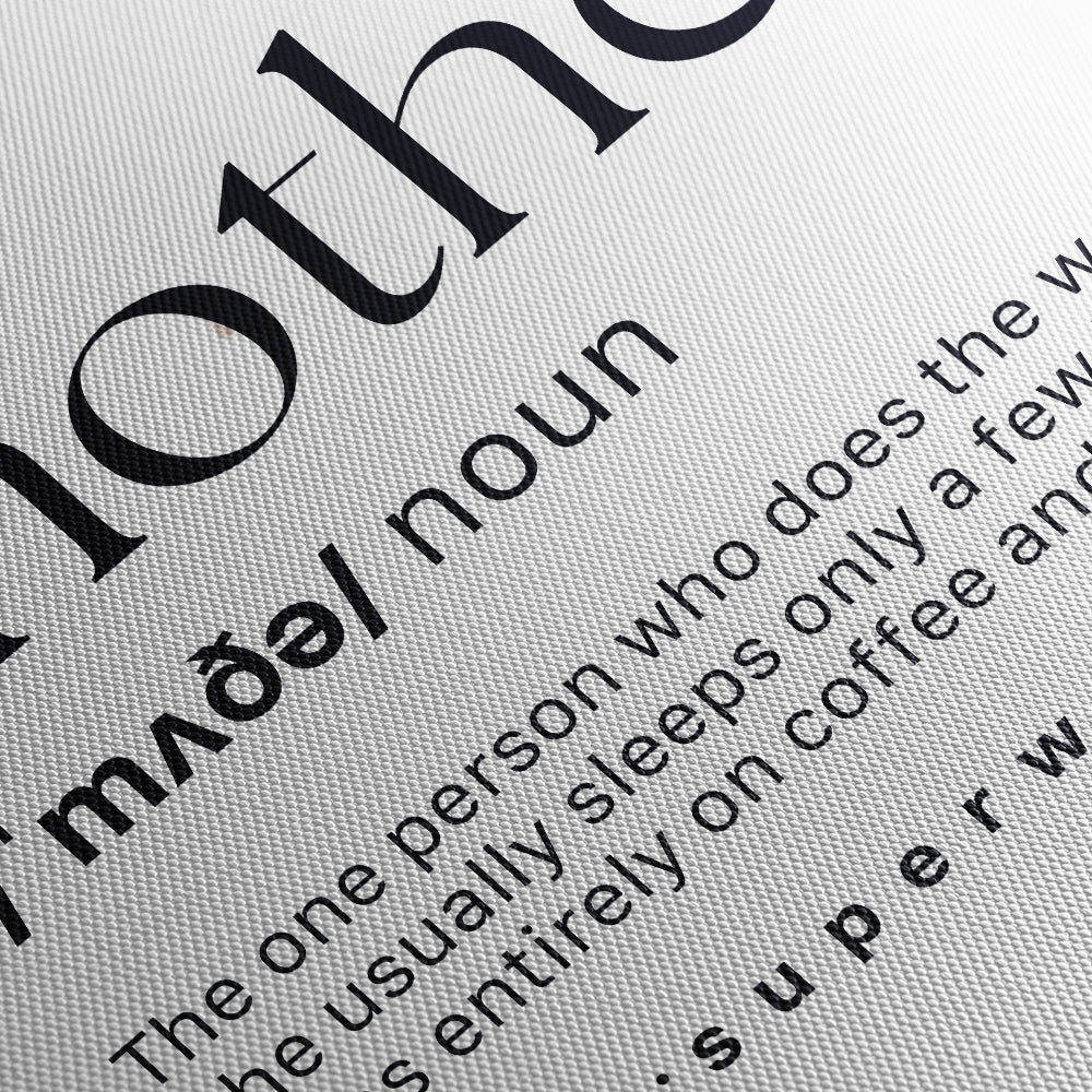 Mother Canvas Print Close Up