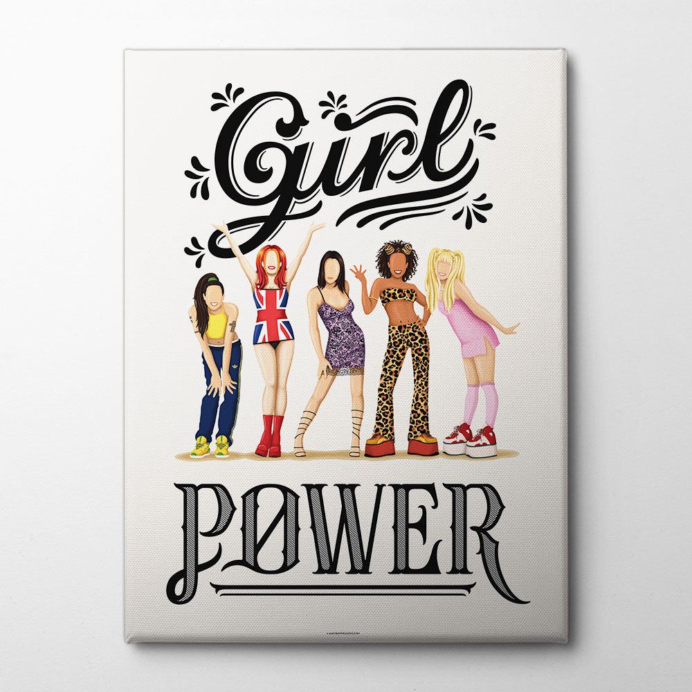 Girl Power Canvas Print by Nour Tohme | Artbanx UK Wall Art