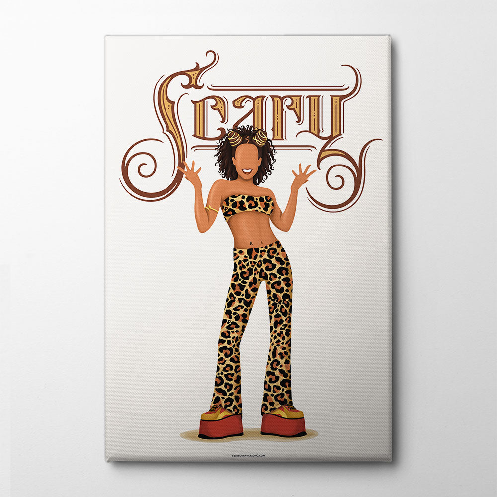 Scary Spice Canvas Print by Nour Tohme | Artbanx UK Wall Art