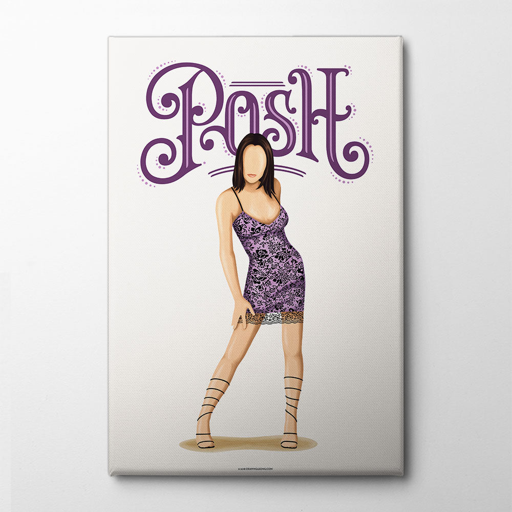 Posh Spice Canvas Print by Nour Tohme | Artbanx UK Wall Art