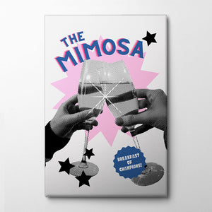 Cheers to Mimosas Canvas Print by Athene Fritsch | Artbanx UK Wall Art