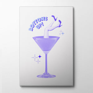 Cocktail Glam Dive Canvas Print by Athene Fritsch | Artbanx UK Wall Art