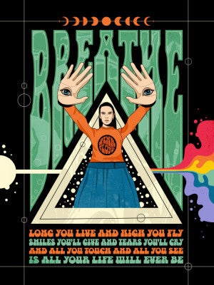 Breathe Lyrics Psychedelic | Artbanx UK