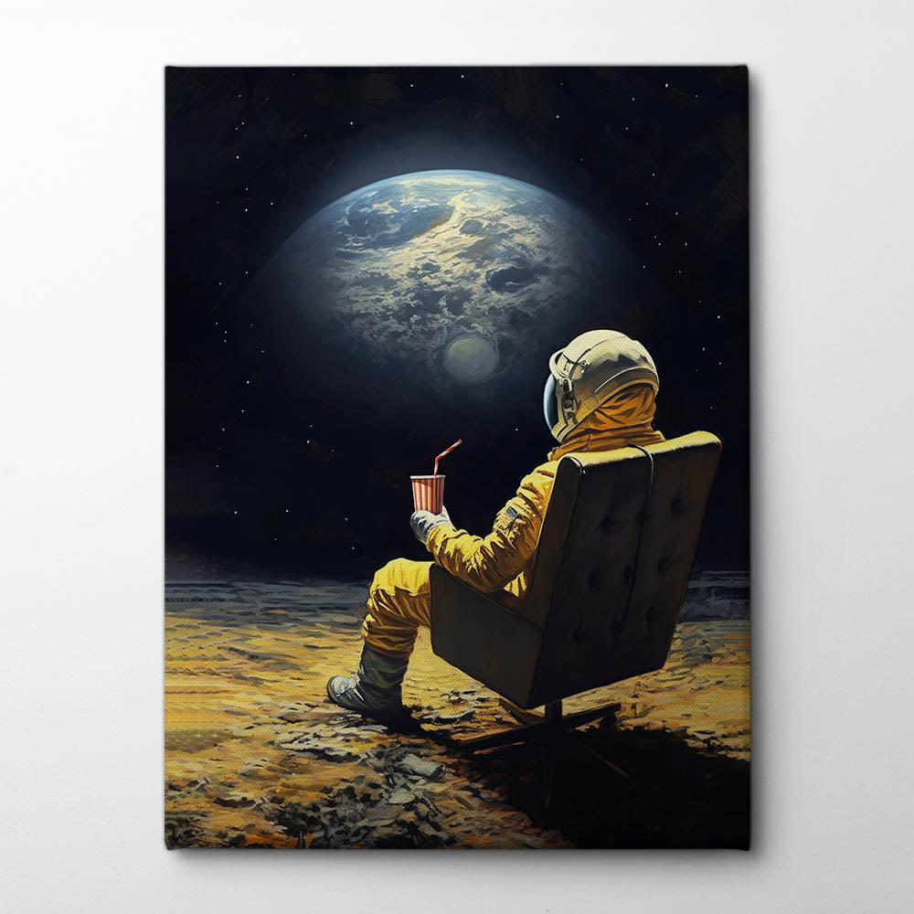 Moon Break Canvas Print by Dikhotomy | Artbanx UK Wall Art