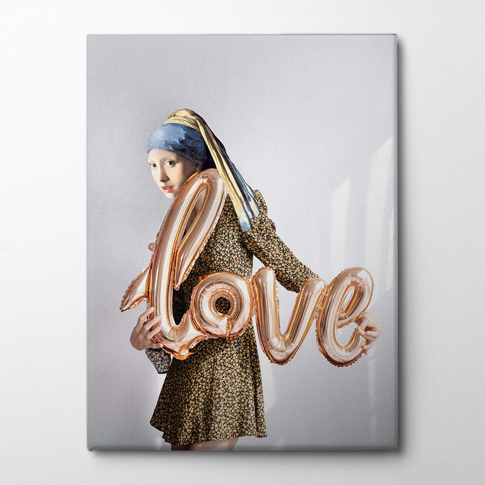 Pearl's Love Canvas Print by Dikhotomy | Artbanx UK Wall Art