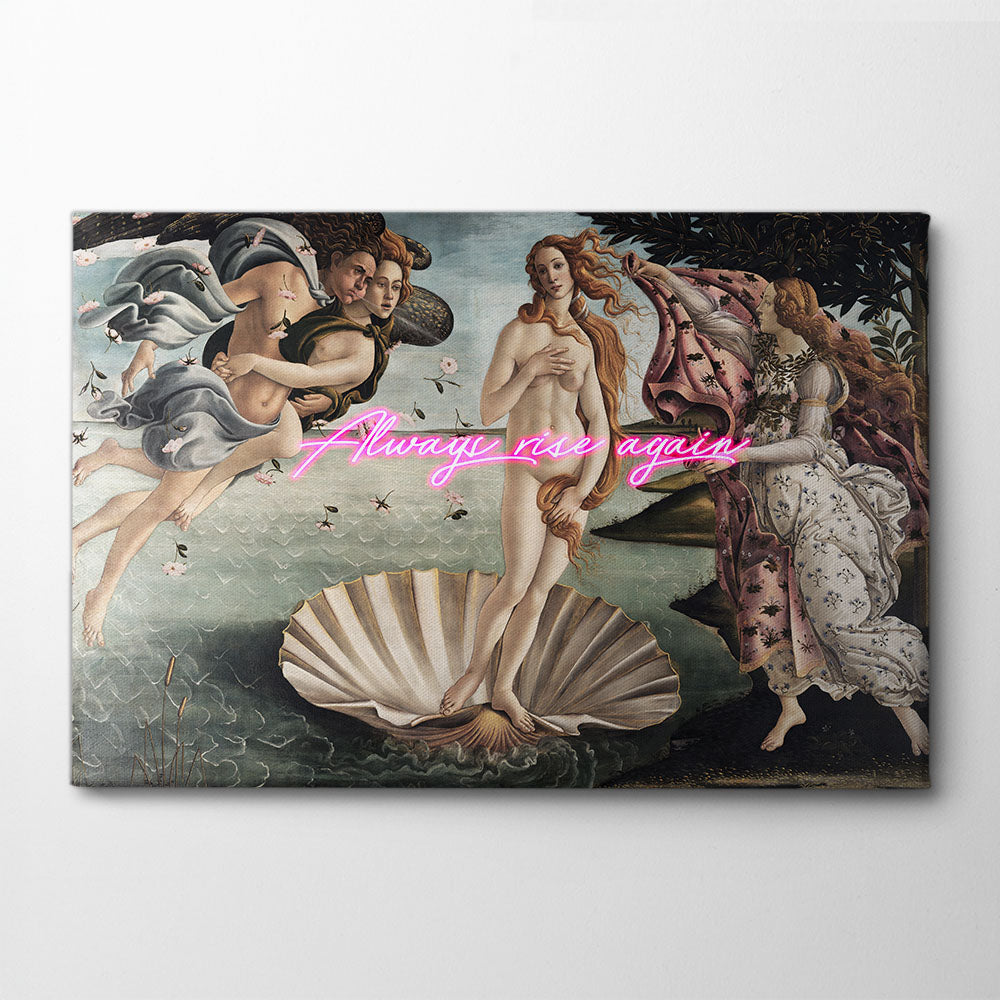 Alwaysriseagain Ratioiso Canvas Print by Talitha McQueen | Artbanx UK Wall Art
