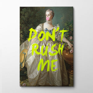 Dontrushmeneon12 Canvas Print by Talitha McQueen | Artbanx UK Wall Art