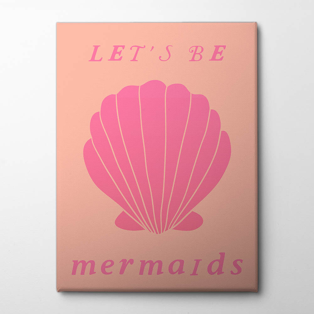 Mermaidsorange Ratioiso Canvas Print by Talitha McQueen | Artbanx UK Wall Art