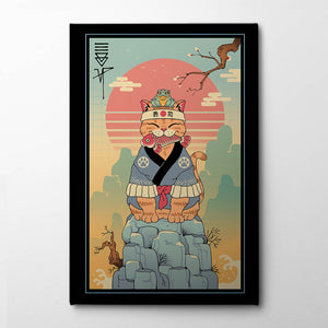 Croaker and Meowster Adventure Canvas Print by Vincent Trinidad | Artbanx UK Wall Art