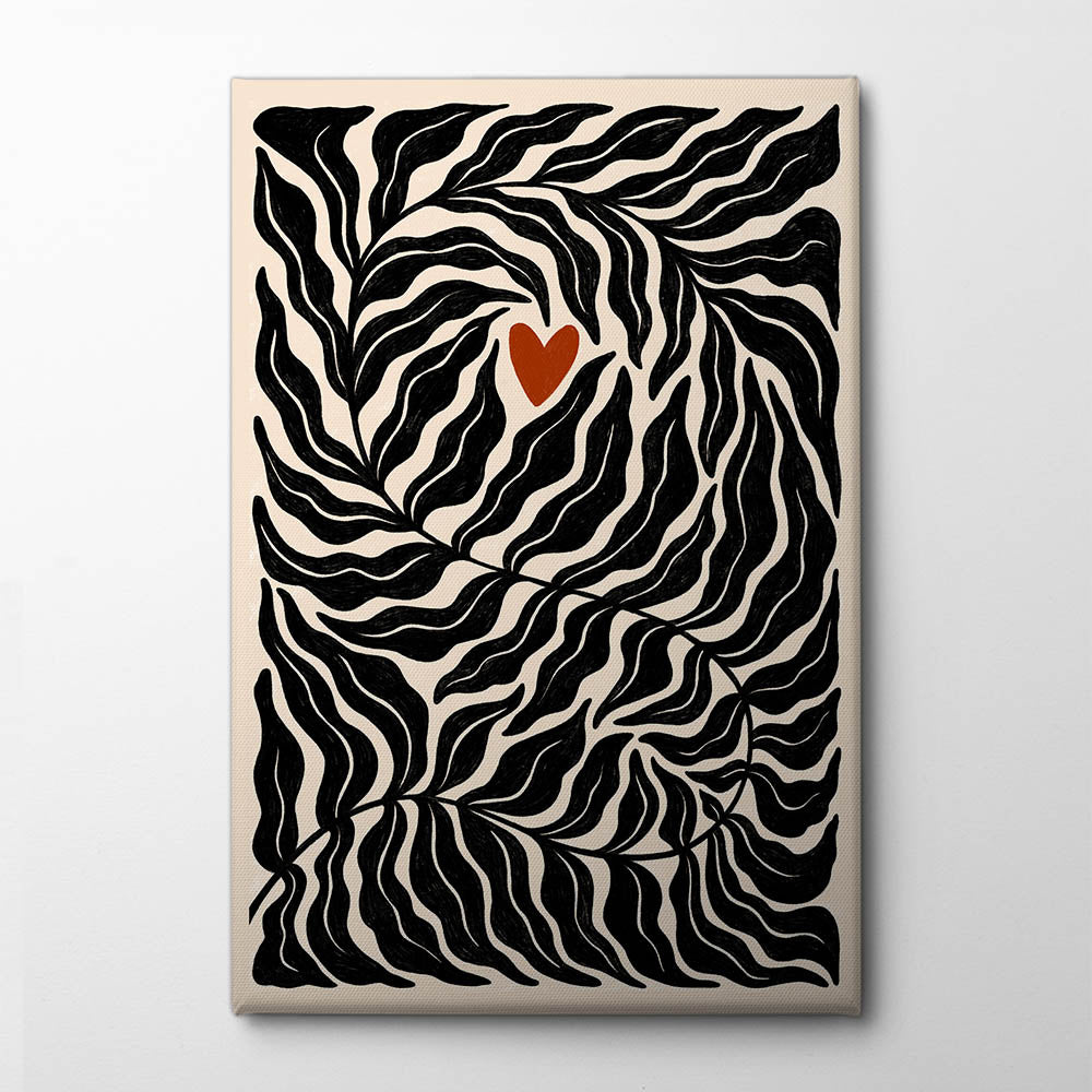 Heart Canvas Print by Maria Galybina | Artbanx UK Wall Art