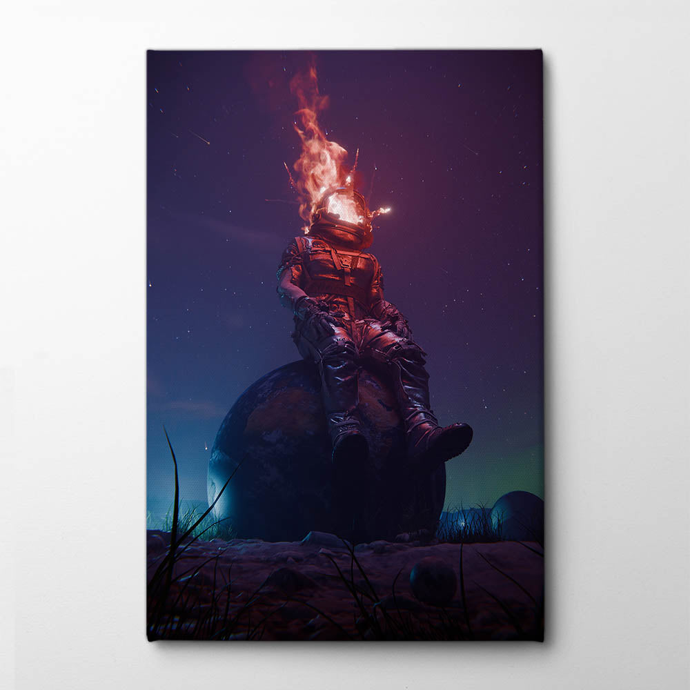 The Overthinker Canvas Print by Nicebleed | Artbanx UK Wall Art