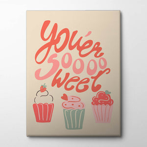 Soooo Sweet Cupcakes Canvas Print by Nikita Jariwala | Artbanx UK Wall Art