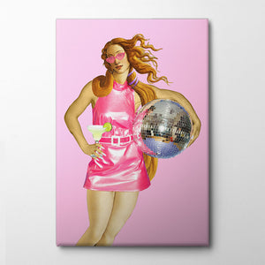 Disco Dreamer Canvas Print by Athene Fritsch | Artbanx UK Wall Art