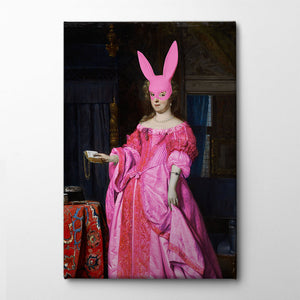 Pink Masquerade Duchess Canvas Print by Athene Fritsch | Artbanx UK Wall Art