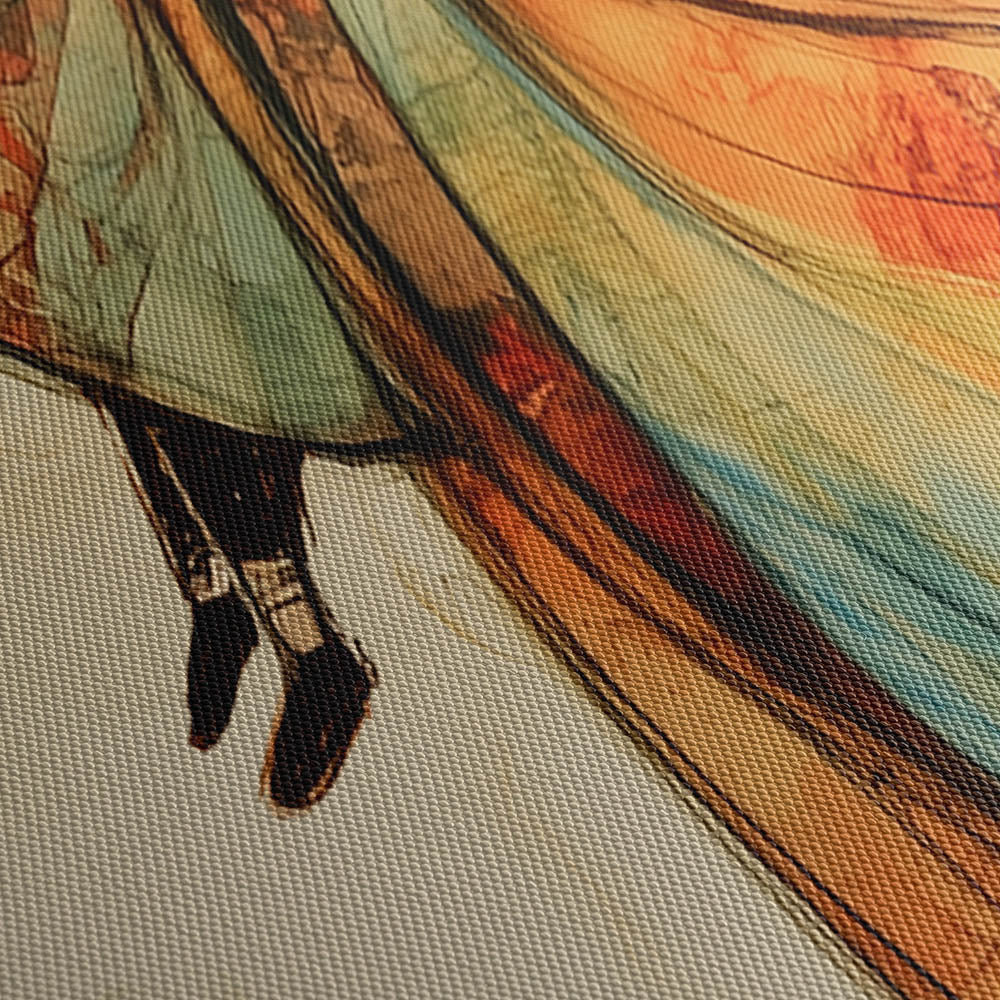 Mother and Child Canvas Print Close Up