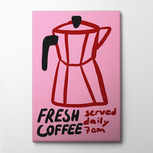 Mornings Brewed Canvas Print by Athene Fritsch | Artbanx UK Wall Art