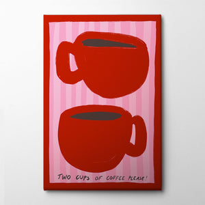 Double Espresso Delight Canvas Print by Athene Fritsch | Artbanx UK Wall Art
