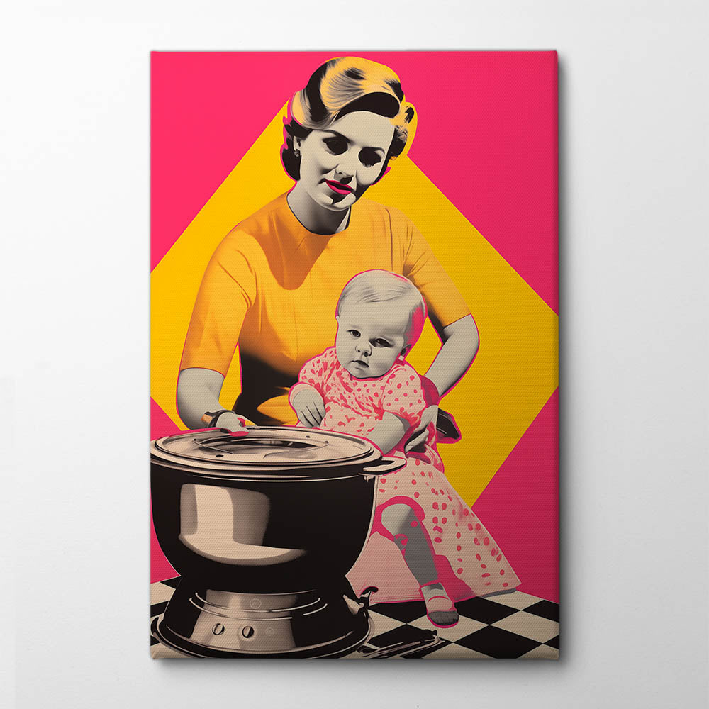 Surreal Mom Canvas Print