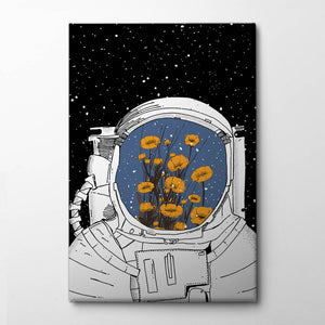 Astronaut Canvas Print by Nicholas | Artbanx UK Wall Art