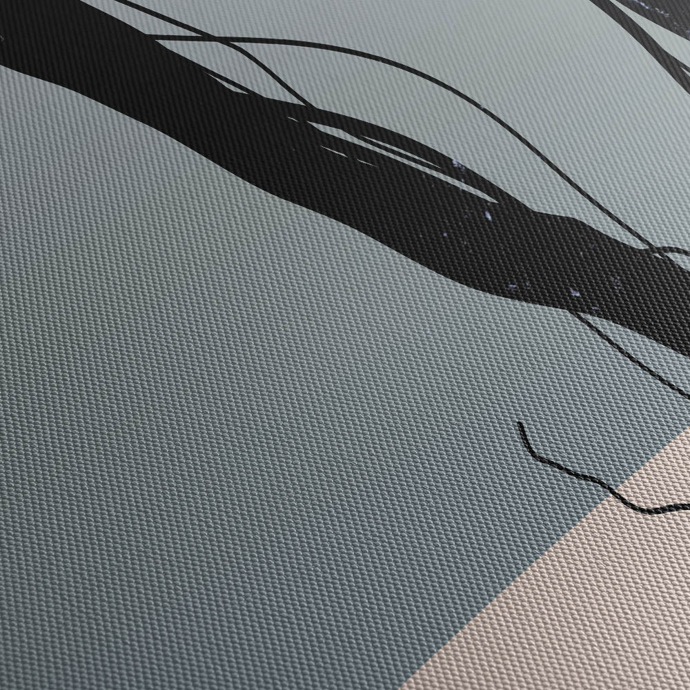 In Deep winter Canvas Print Close Up
