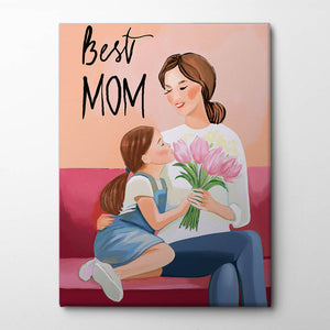 Best Mom Canvas Print