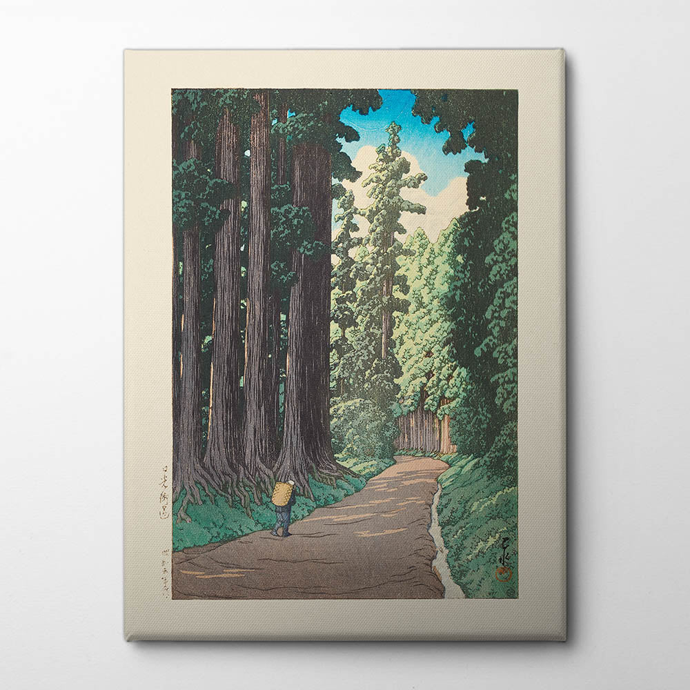 Nikko Gaido (the Road To Nikko) (1930) Canvas Print