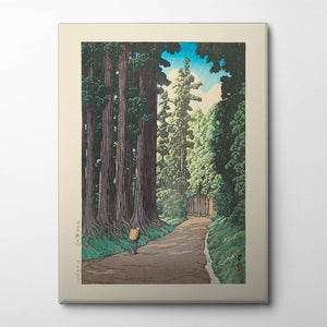 Nikko Gaido (the Road To Nikko) (1930) Canvas Print
