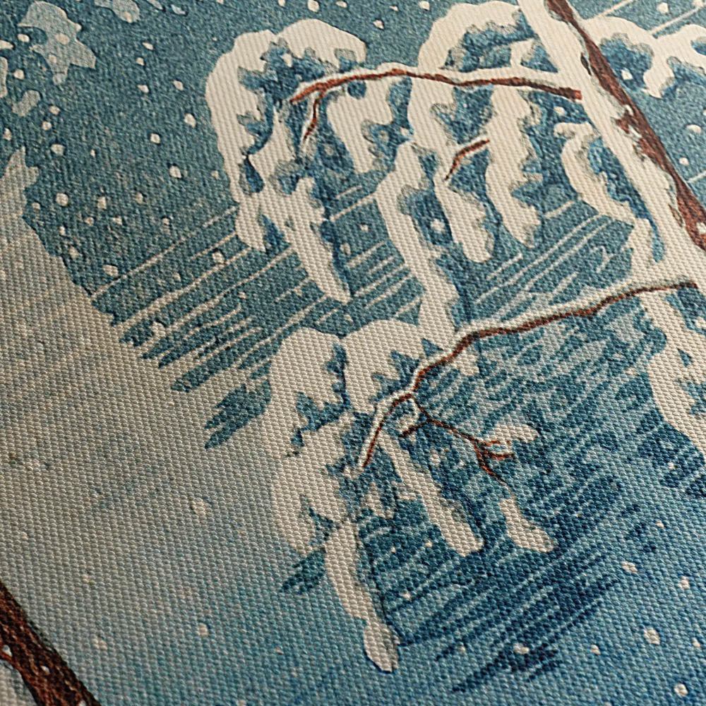 Senzokuike (senzoku Pond) (1928) Canvas Print Close Up