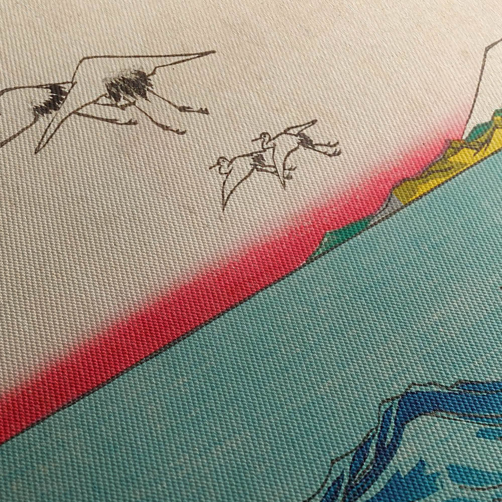 Yuigahama (1863) Canvas Print Close Up
