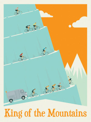 King of the Mountains Tour De France Stage | Artbanx UK