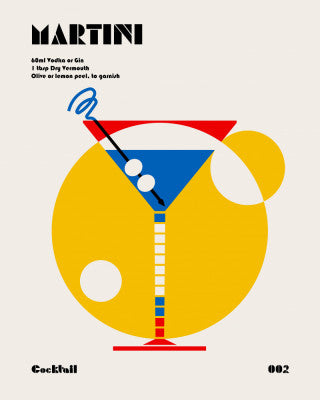 Martini Bauhaus Cocktail | Artbanx UK