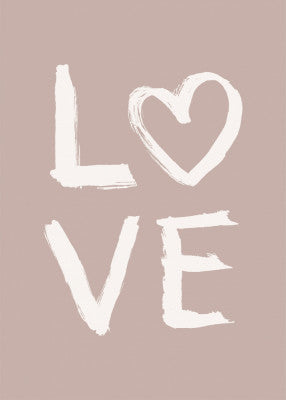 LOVE Toothy Pink | Artbanx UK