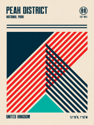 Peak District National Park Travel Poster | Artbanx UK