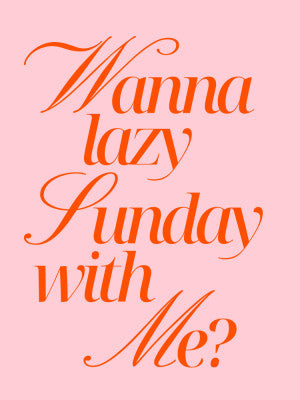 Lazy Sunday Rose Orange | Artbanx UK