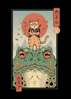 Catana and the Big Frog By Vincent Trinidad Art | Artbanx UK