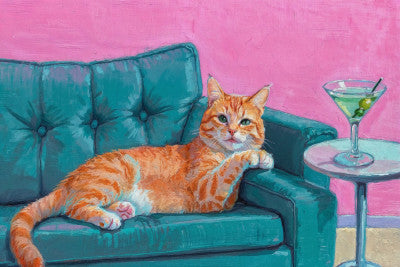 Cat On The Sofa | Artbanx UK