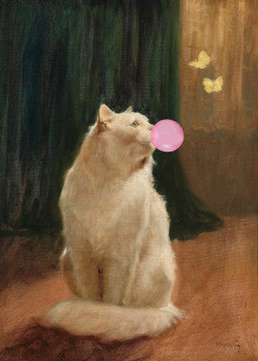 Bubble Gum and Cat | Artbanx UK