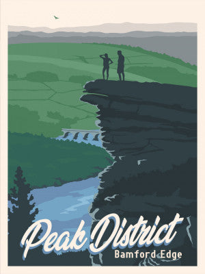 Peak District National Park Travel Print | Artbanx UK