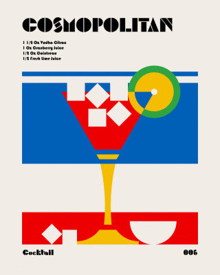 Cosmopolitan Bauhaus Cocktail | Artbanx UK