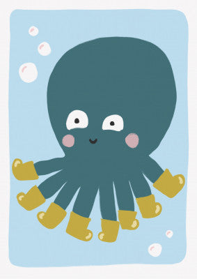 Booted Octopus Fun | Artbanx UK