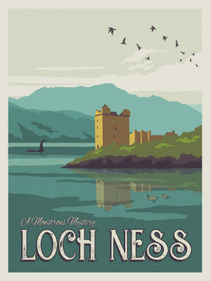 Loch Ness Travel Print | Artbanx UK
